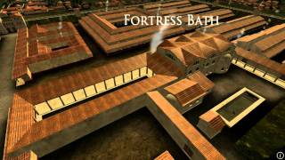 Animation of ancient Roman Fort in Caerleon Wales [upl. by Lapointe]