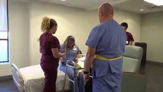 Physical Therapy Transfer Training  How To Transfer From Wheelchair To Bed [upl. by Dazhahs]