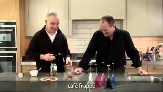 How to make a frappé coffee using an aerolatte milk frother [upl. by Misaq]