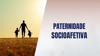 Paternidade socioafetiva [upl. by Daukas923]