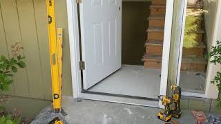 Jeld Wen Front Door Installation  Really crappy products and craftsmanship PART 1 [upl. by Olivier]