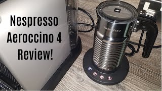 Nespresso Aeroccino 4 Milk Frother Review  Worth upgrading from the Aeroccino 3 [upl. by Adnoluy229]