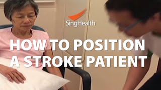 How To Position A Stroke Patient [upl. by Hemetaf]