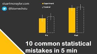 Ten Statistical Mistakes in 5 Min [upl. by Afrika]