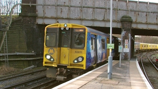 Half an Hour at 216  Birkenhead North Station 1022017  Class 507 508 terminus [upl. by Ahsimek]