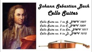 Johann Sebastian Bach  Cello suites in 432 Hz great for reading or studying [upl. by Noellyn122]