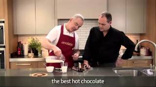 How to make a hot chocolate using an aerolatte milk frother [upl. by Phillane932]