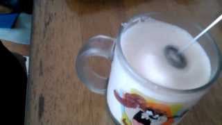 Aerolatte Review Frothing Cold Milk In Under 1 Minute [upl. by Ettevram]